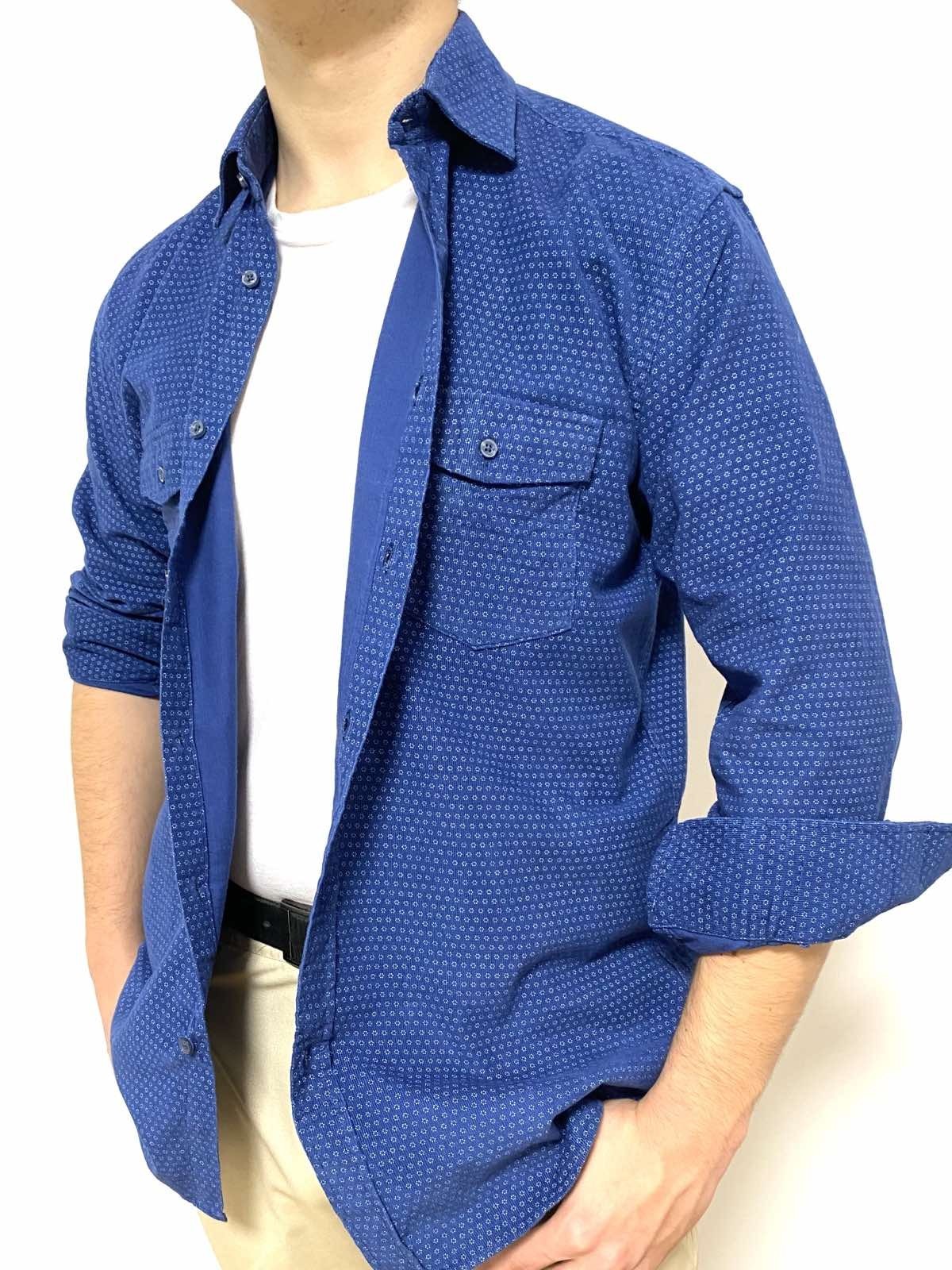 

Рубашка для мужчин BROSTEM вельвет VT15#** Голубая с светло-голубыми точками, Рубашка для мужчин BROSTEM вельвет VT15#** Голубая с светло-голубыми точками M