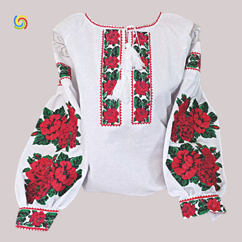 

Рубашка Украинская вышиванка 333283210 цвет белый размер XL/XXL