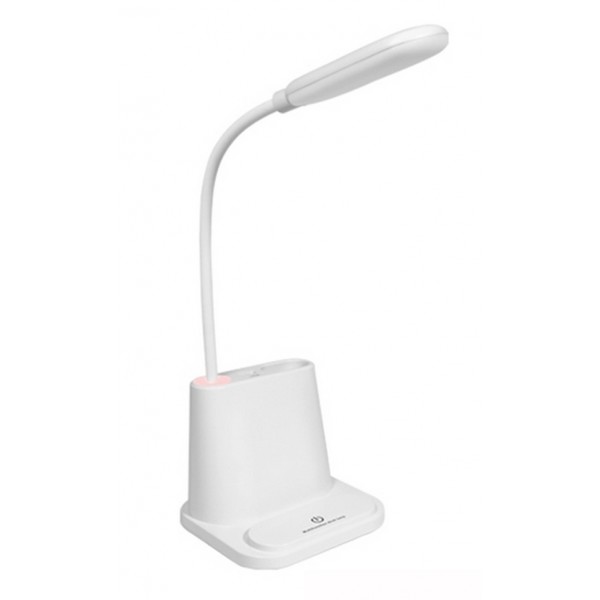 

Настольная аккумуляторная LED лампа YW 9070 D c USB выходом, органайзером и подставкой для смартфона White (SM239458495)