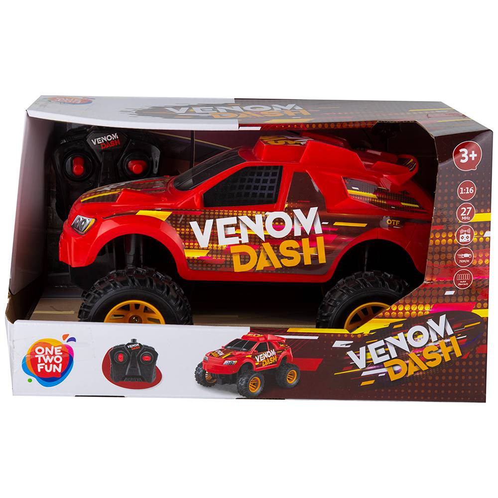 

Автомобиль на радиоуправлении One Two Fun Venom Dash, в ассортименте