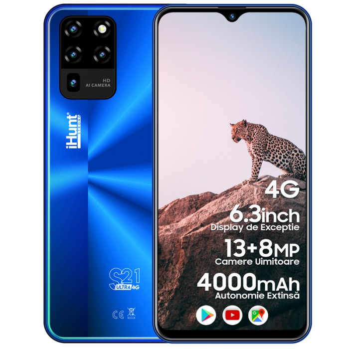 

Мобильный телефон смартфон iHunt S21 Ultra 4G 2021 Blue