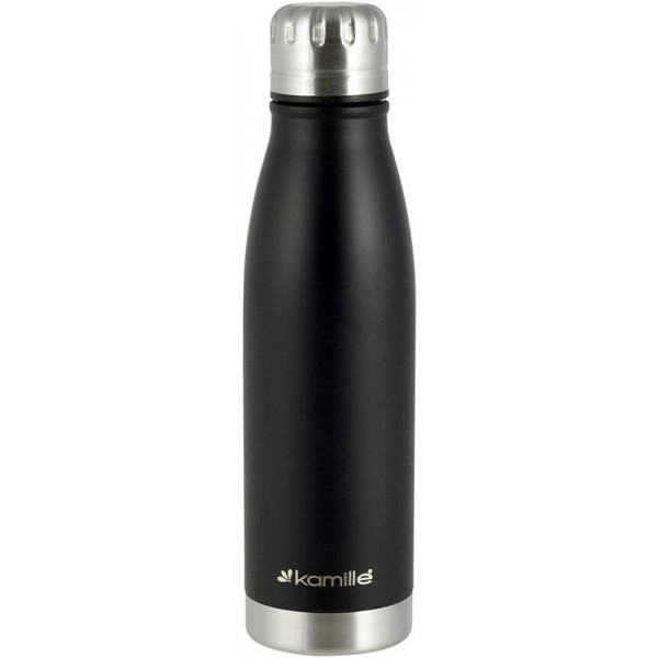 

Термос-бутылка Kamille Bottle 500мл черный