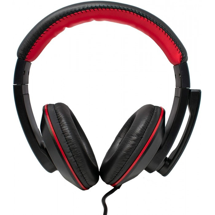 

Игровые наушники с микрофоном Jedel HU-728 Чёрные с красным