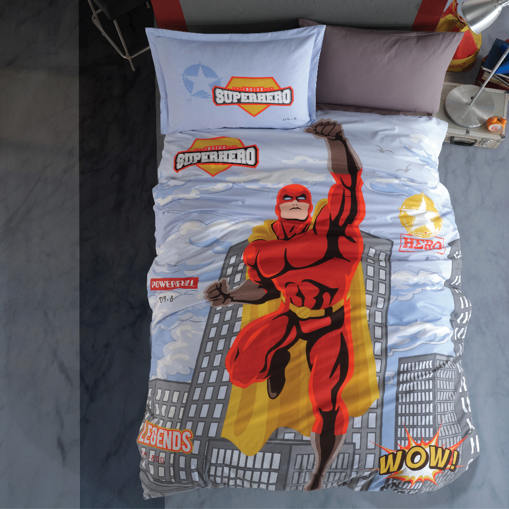 

Подростковое постельное белье Clasy ранфорс Superhero