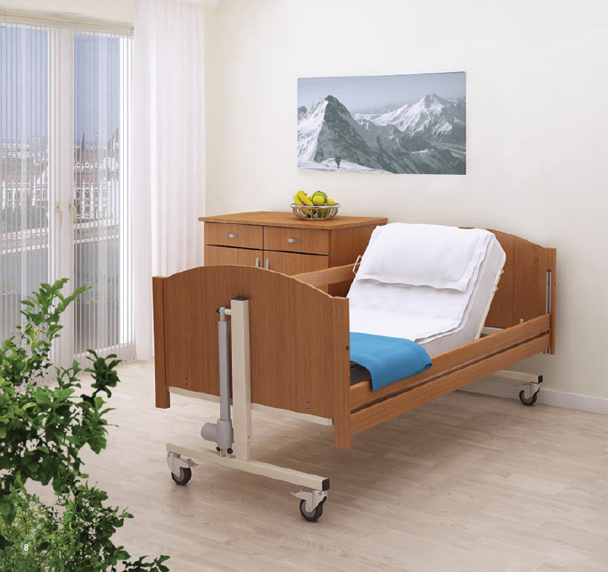 

Реабилитационная медицинская кровать Reha-bed TAURUS с деревянными ламелями