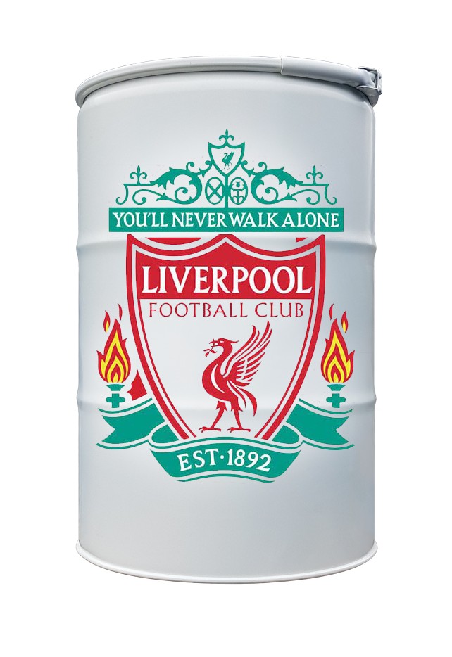 

Бочка дизайнерская в стиле LOFT (ЛОФТ) Тарне Рішення 1А2 внутреннее покрытие заводское 200л белая LIVERPOOL