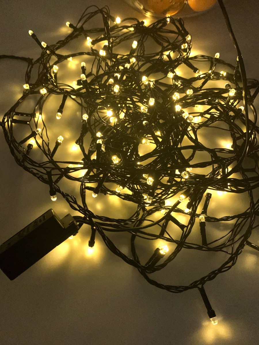 

Гирлянда светодиодная 29.5 м 400LED Arts Pine свеча матовая с черным проводом 8 режимов Тёплый белый (VK-1365) TRG-86543