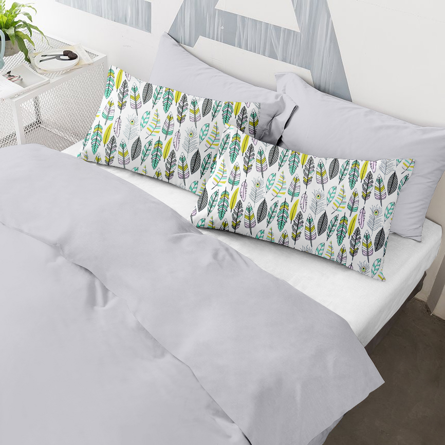 

Наволочки Cosas Set4Pillow Grey FeatherGrey 40х60 2 шт, 50х70 2 шт