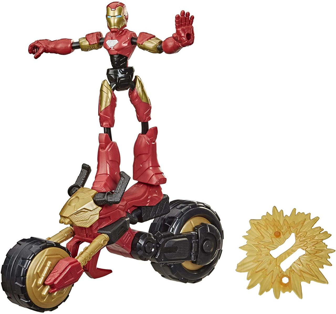 

Фигурка Hasbro Мстители Железный Человек мотоцикл трансформер Серии Бенди Marvel Iron Man