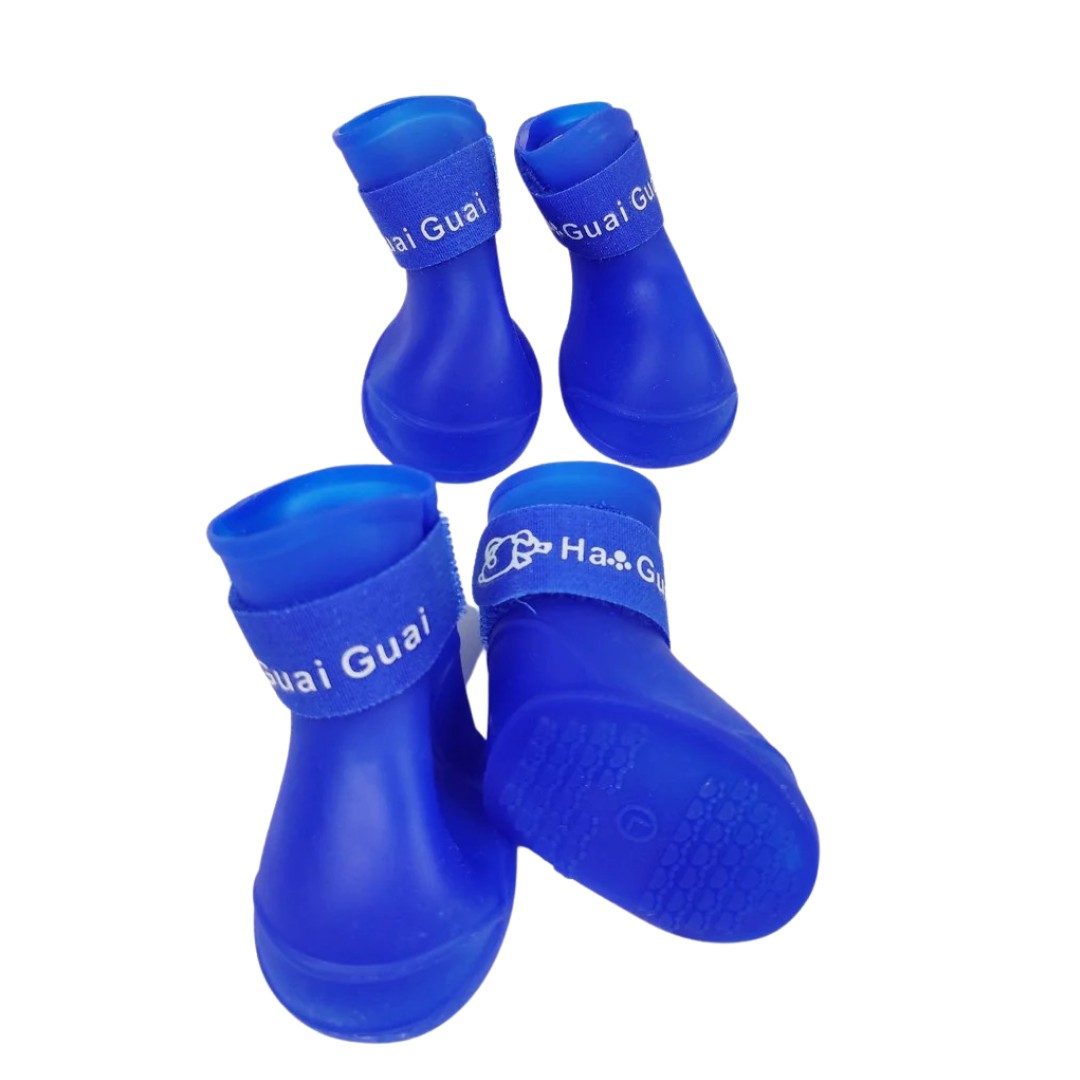 

Обувь для собак DogClub ботинки силикон XL (5*6,3 см) Blue