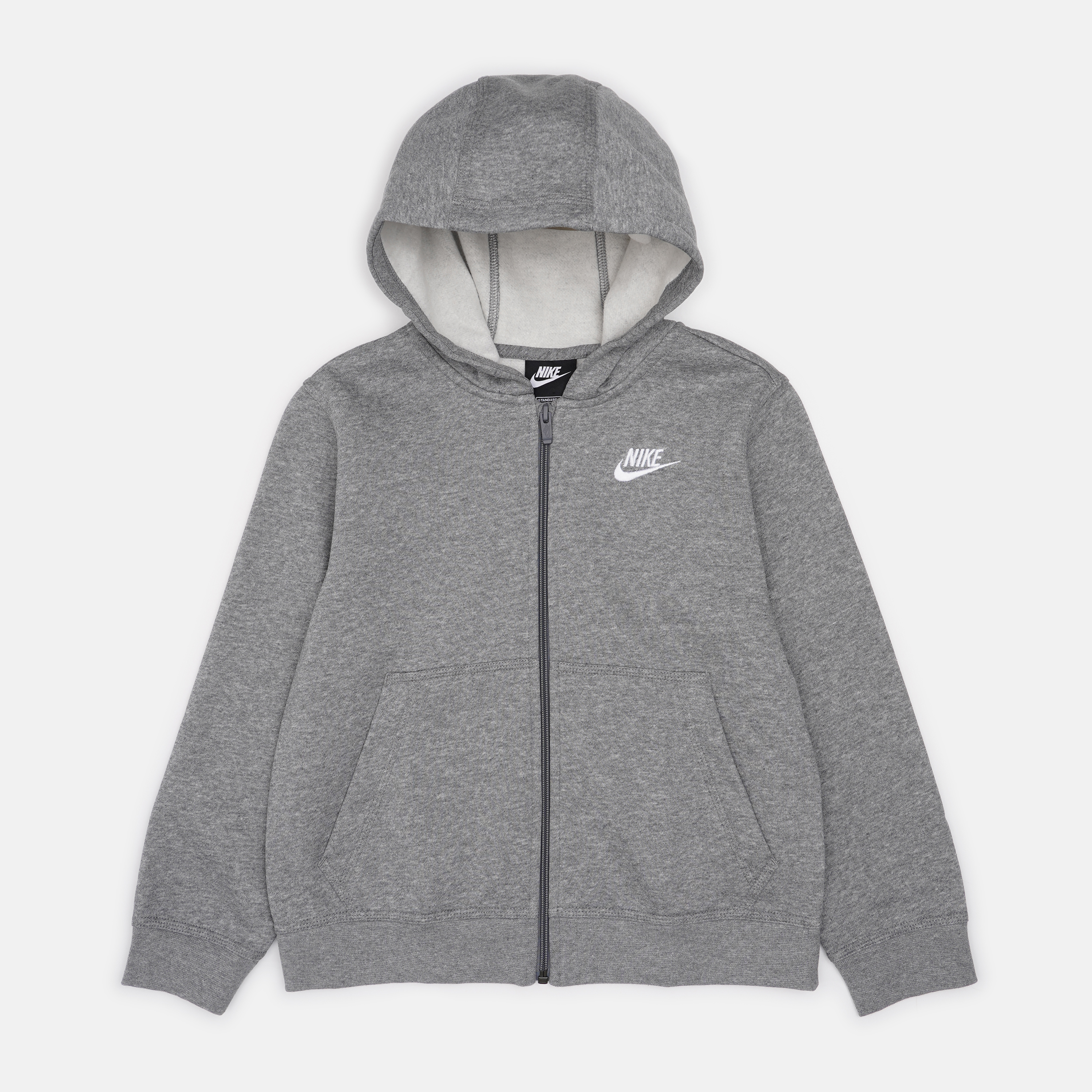 

Толстовка детская Nike B NSW Hoodie Fz Club DA5067-091 140-146 см M+ Серая