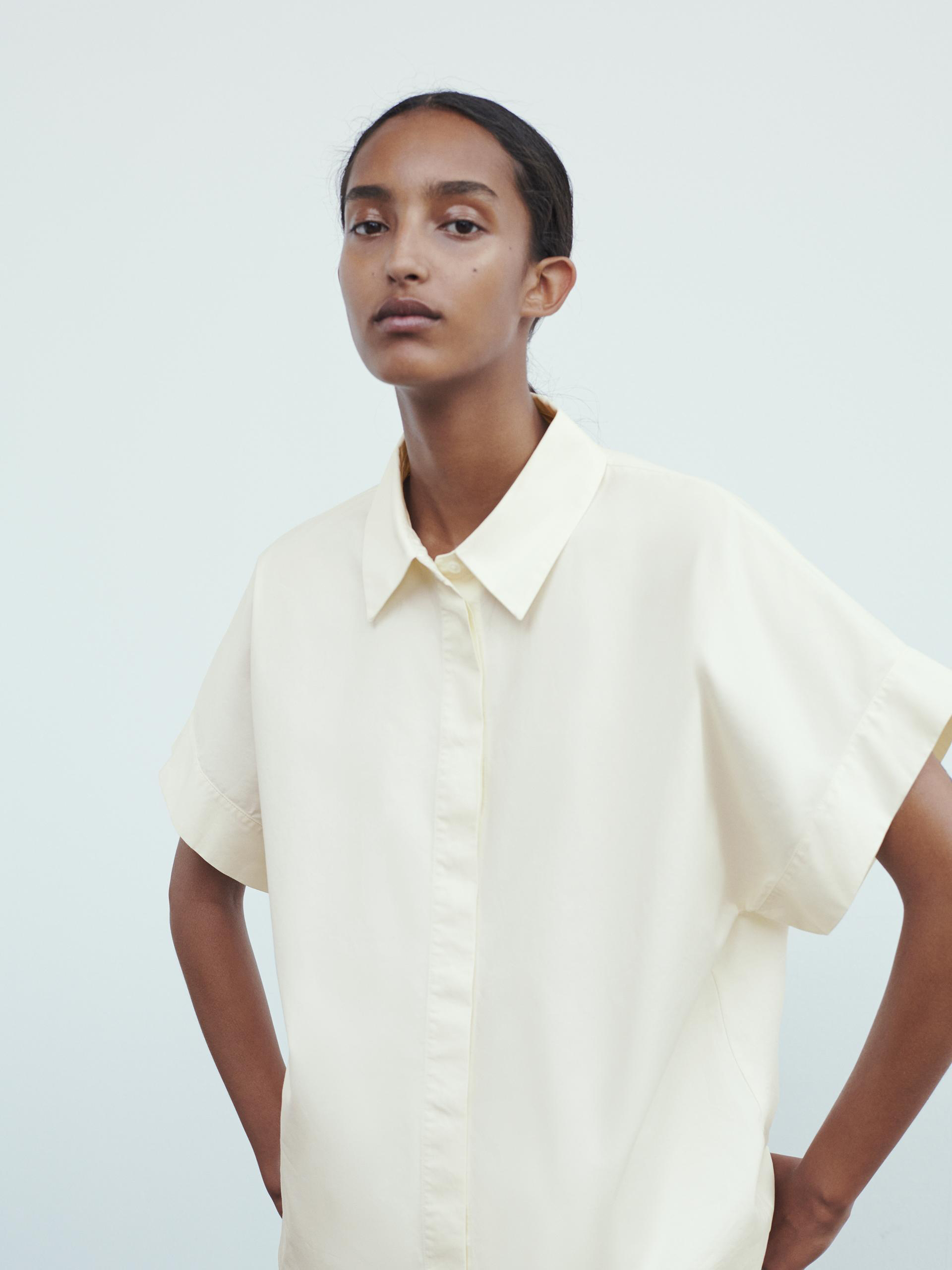 

Рубашка Zara 7563/068/712  Молочная, Рубашка Zara 7563/068/712 XL Молочная