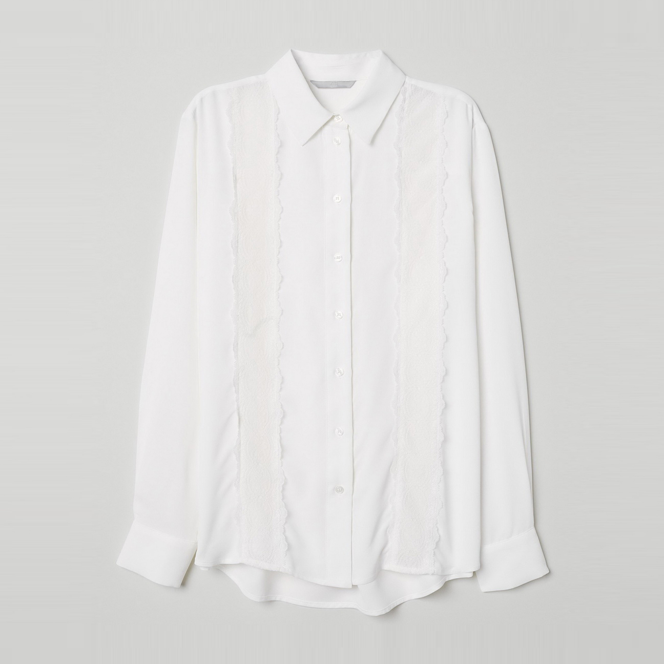

Рубашка H&M 0687364-8  Белая, Рубашка H&M 0687364-8 38 Белая
