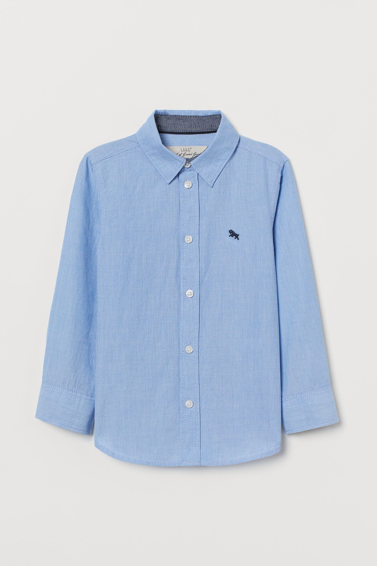 

Рубашка H&M 110см голубой 711742177