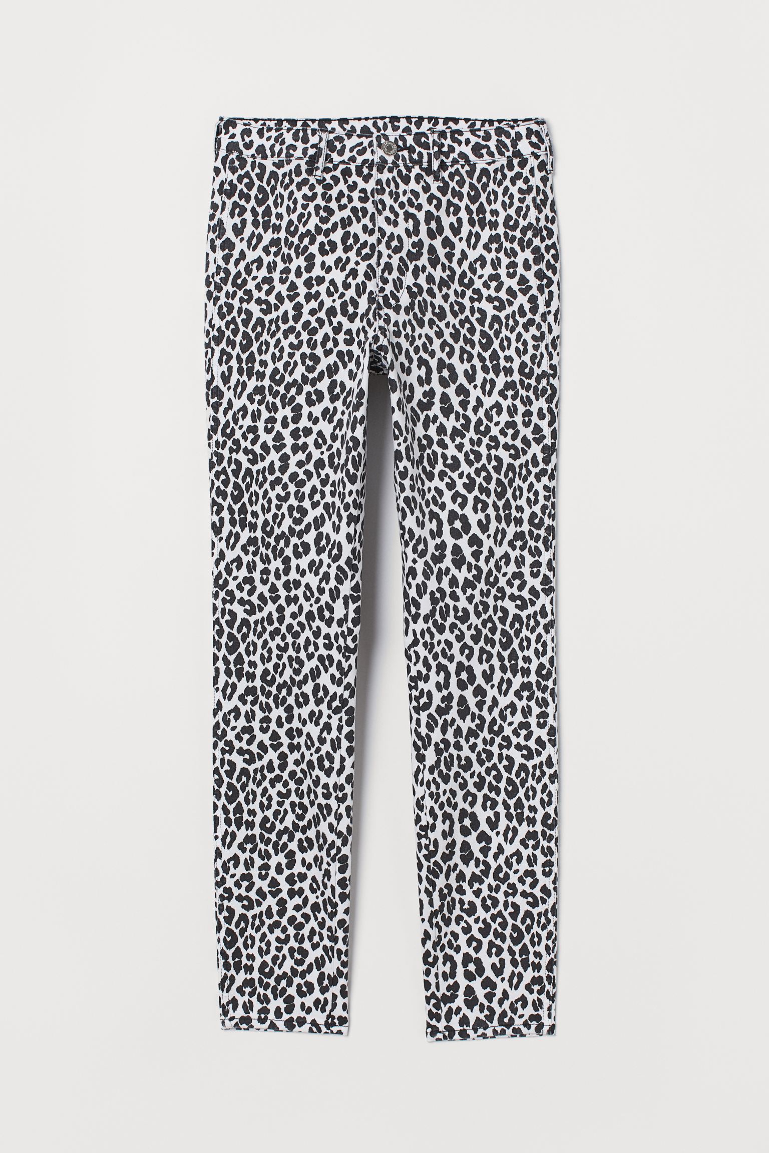 

Джинсы H&M  белый леопард 10116363230, Джинсы H&M 31 белый леопард 10116363230