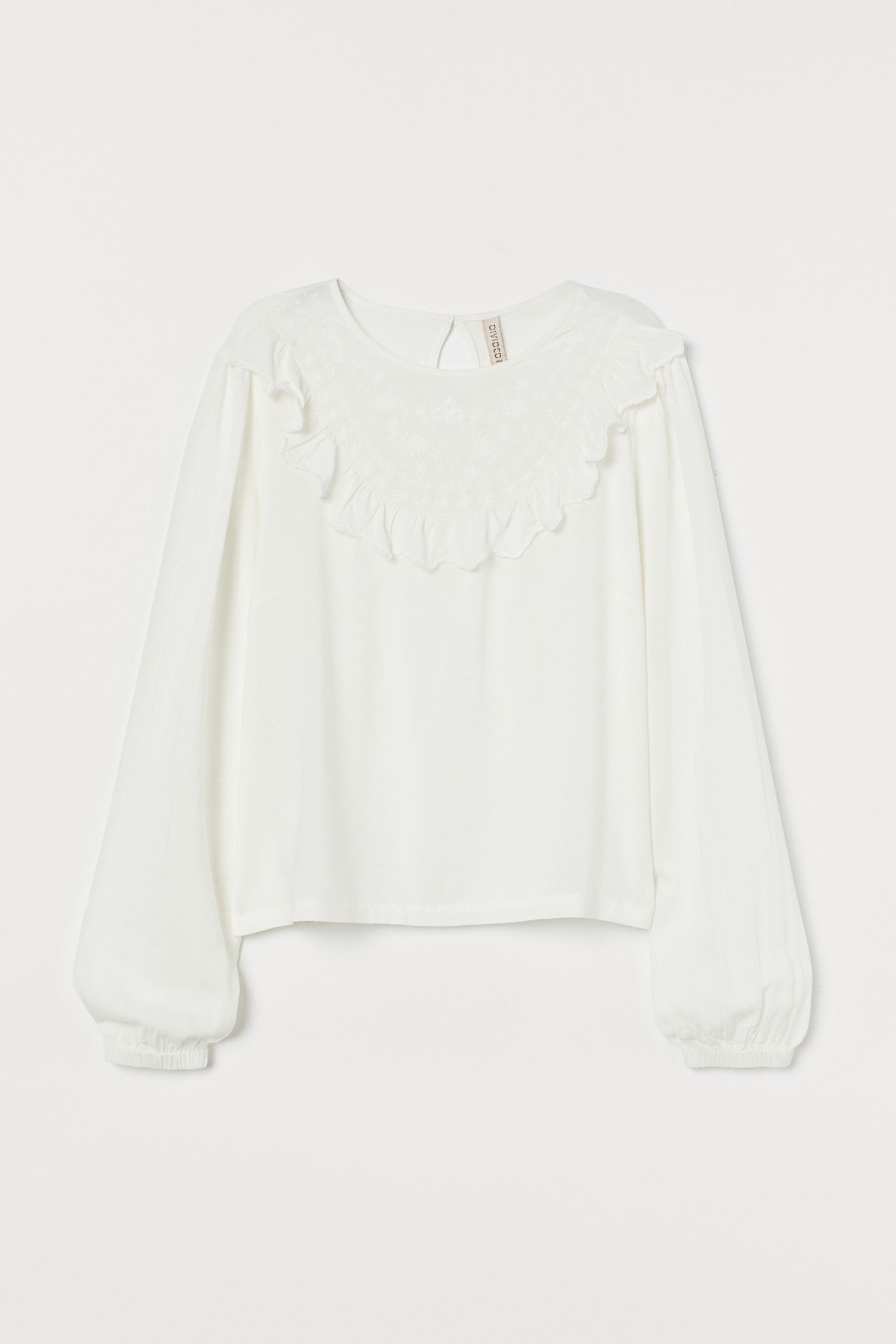 

Блуза H&M  белый 12118492471, Блуза H&M 38 белый 12118492471