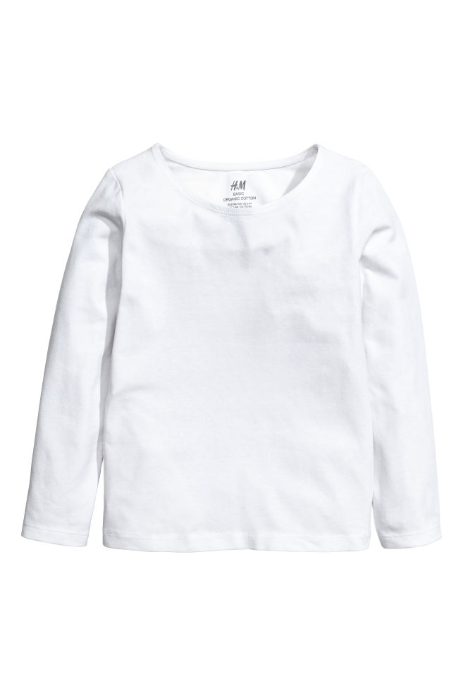 

Лонгслив H&M 92см белый 5089316