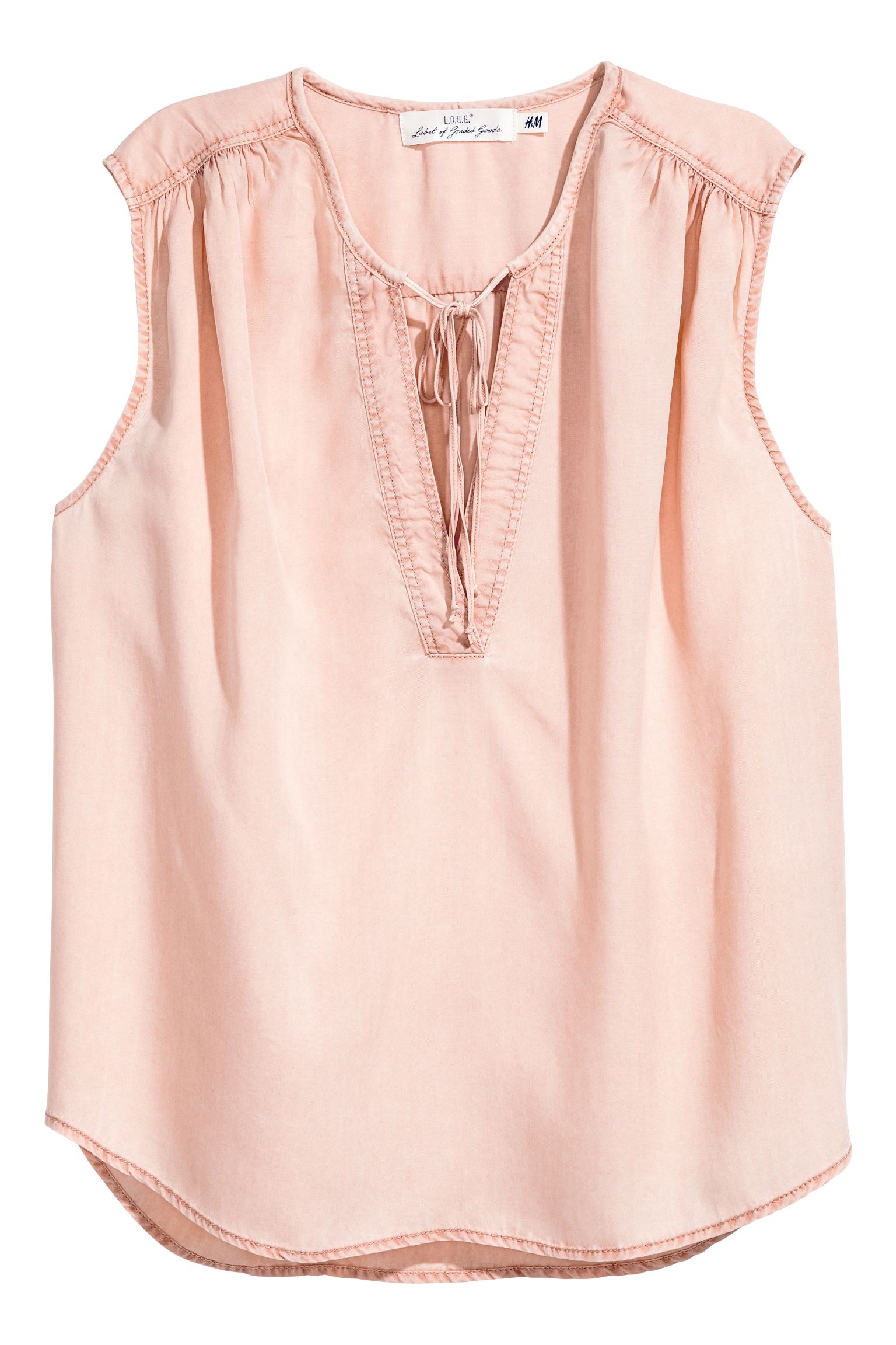 

Блуза H&M  пудровый 12115050916, Блуза H&M 40 пудровый 12115050916