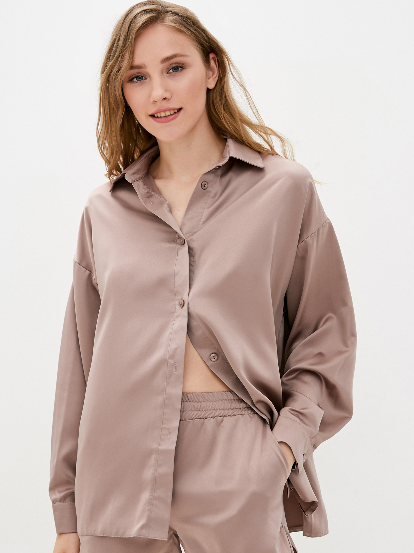 

Рубашка LiLove 104-5 - (L-XL) Бежевая, Рубашка LiLove 104-5 46-48 (L-XL) Бежевая