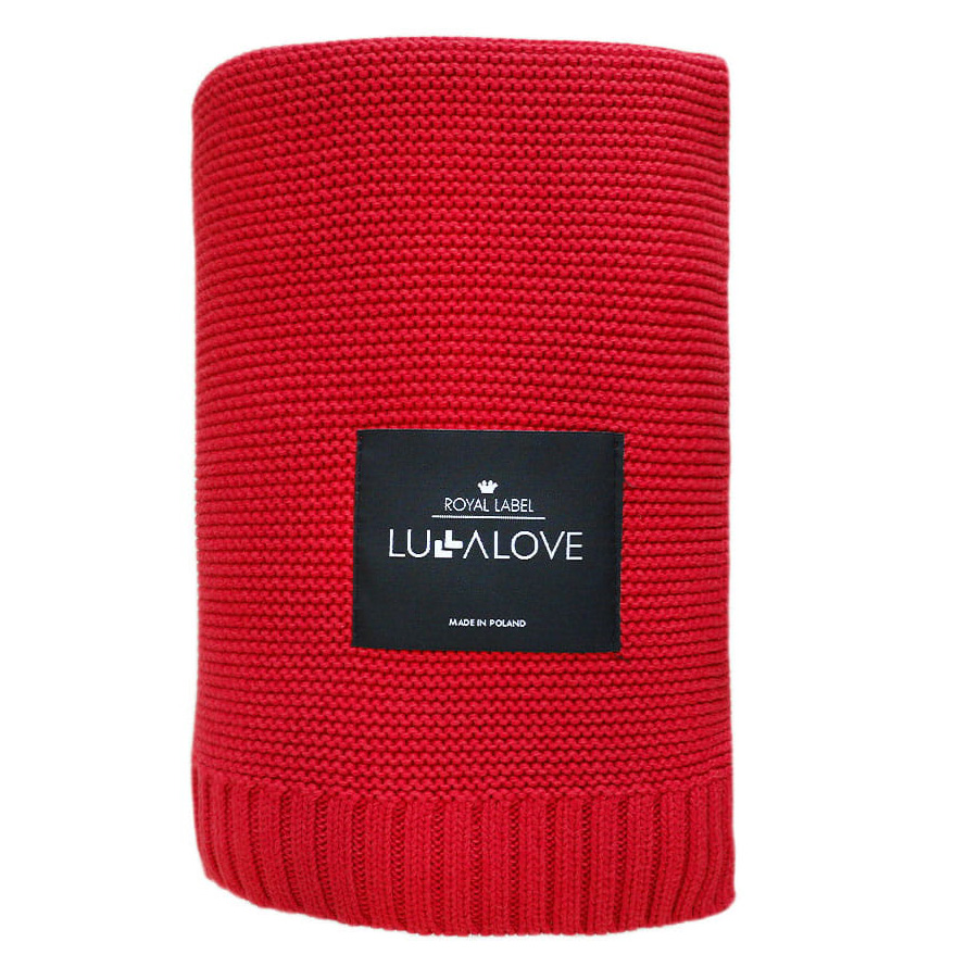 

Дитячий бамбуковий плед LullaLove Classic Red 80х100 см