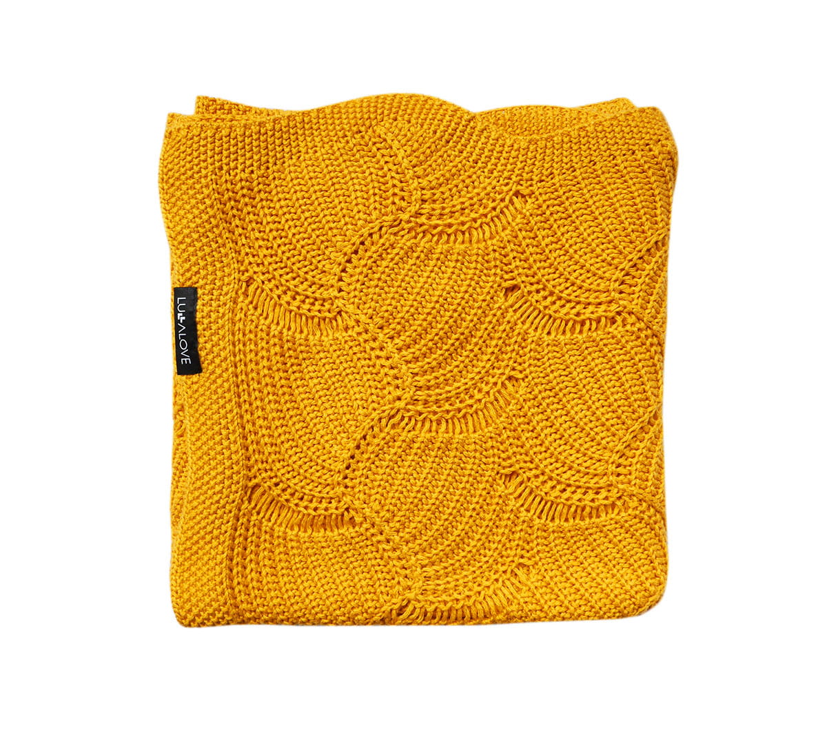 

Дитячий бамбуковий плед LullaLove Shell Mango 80х100 см