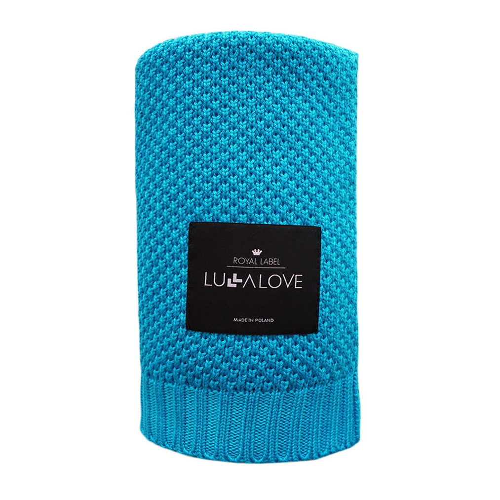 

Дитячий бамбуковий плед LullaLove Macaronic Turquoise 80x100 см