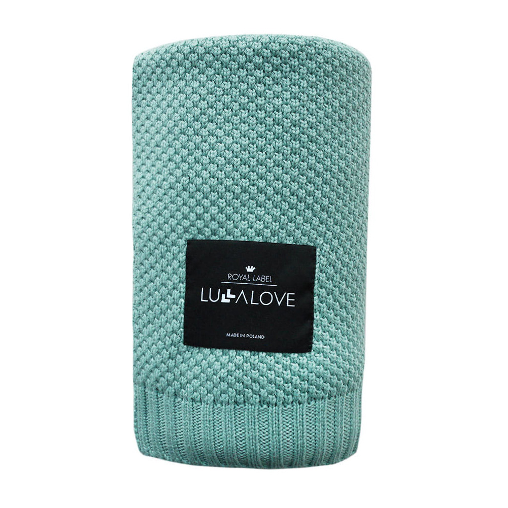 

Дитячий бамбуковий плед LullaLove Macaronic Sage 80x100 см