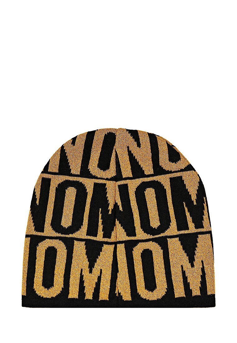 

Шапка Moschino женская золотисто-черная (65165-5)