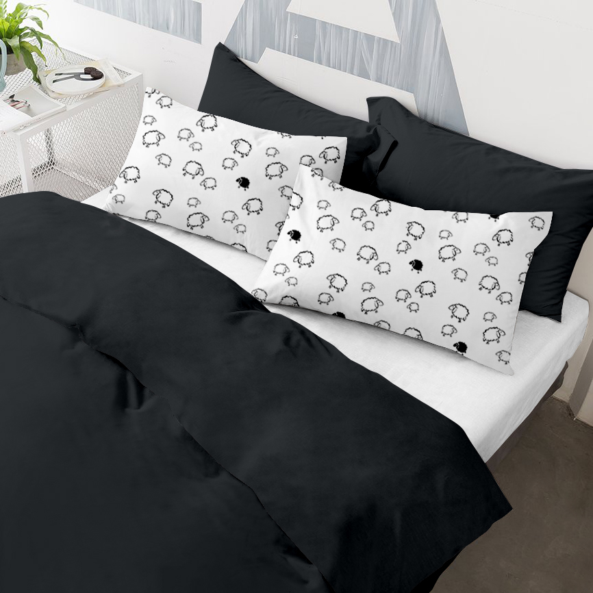 

Наволочки Cosas Set4Pillow Black Sheep 50х70 4 шт