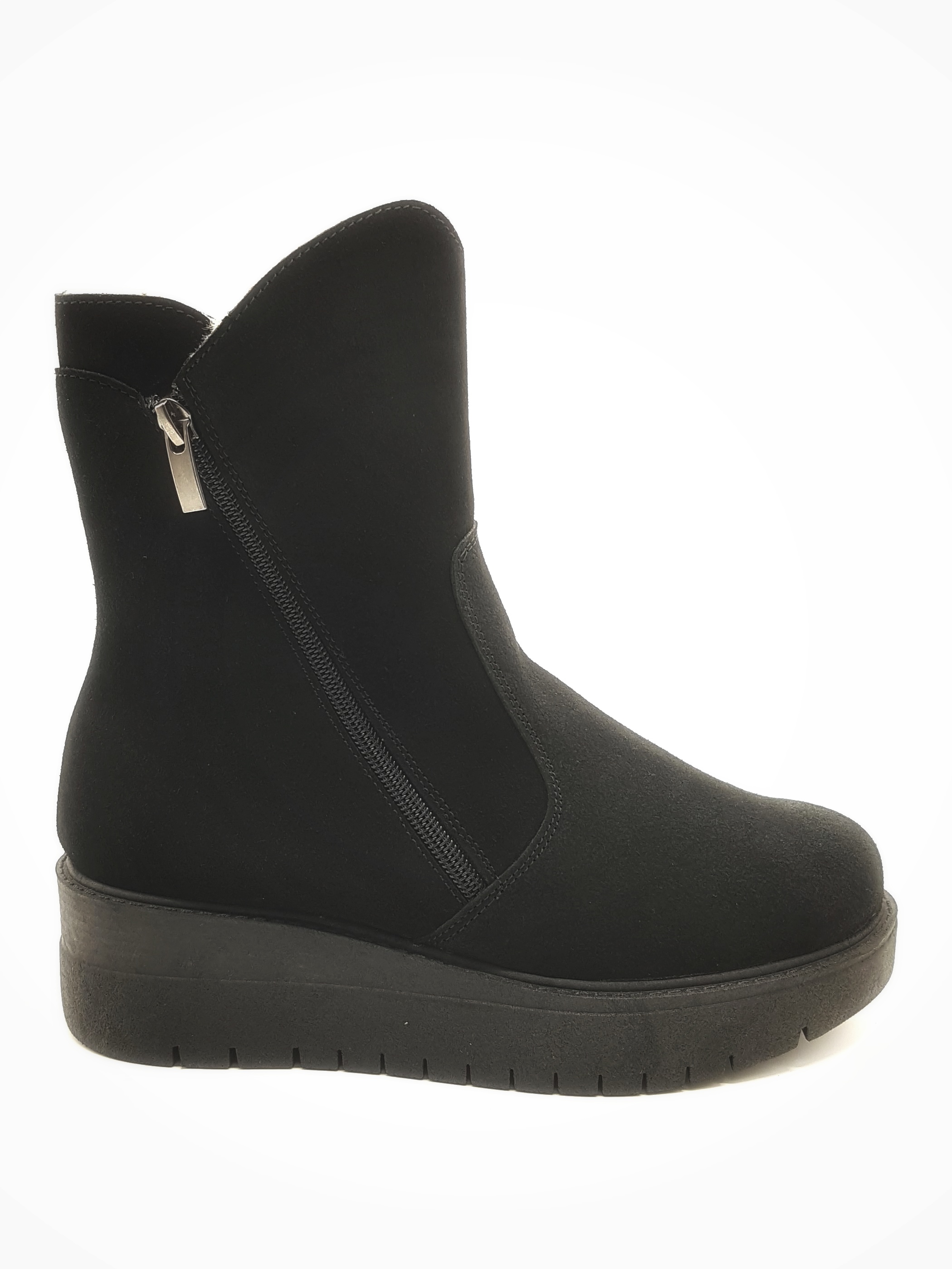 

Жіночі черевики Foot Step зимові чорні замшеві FS-18-1 23,5 см 36(р)