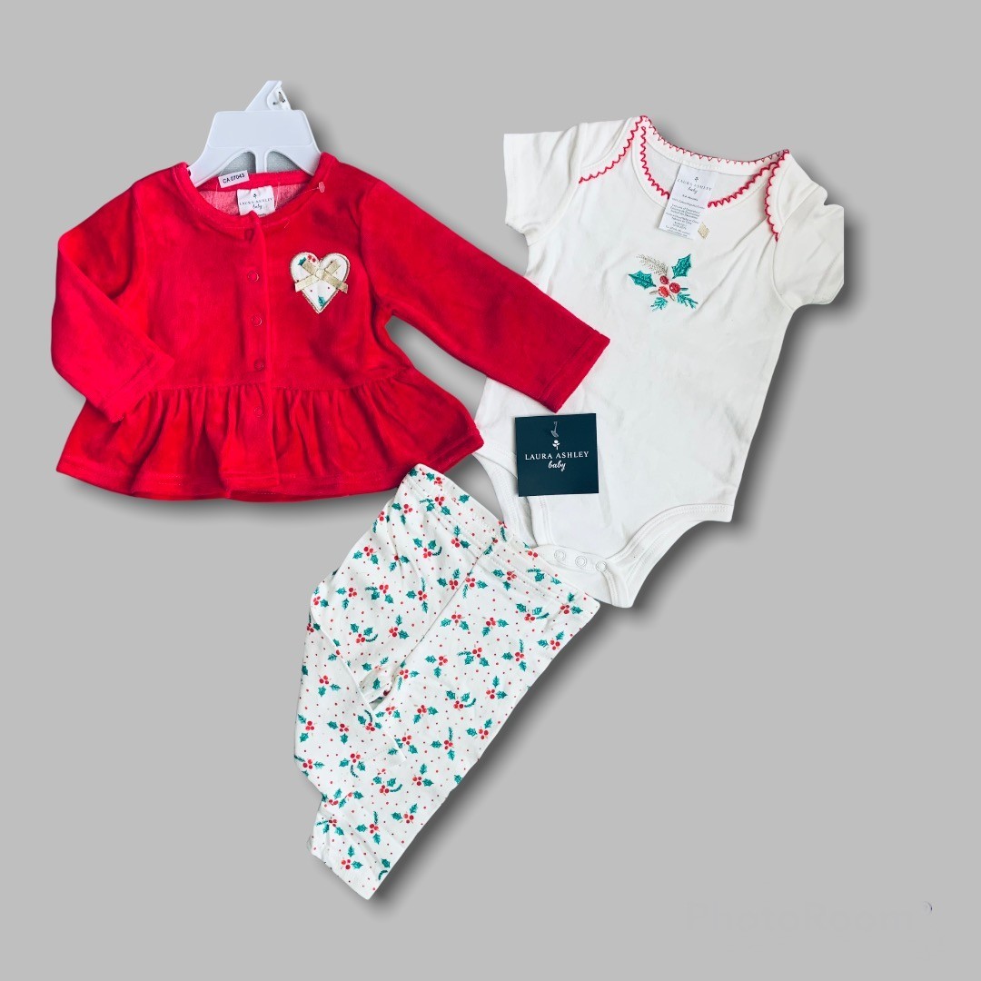 

Комплект (боди + лосины + реглан) Laura Ashley baby 62-68 см