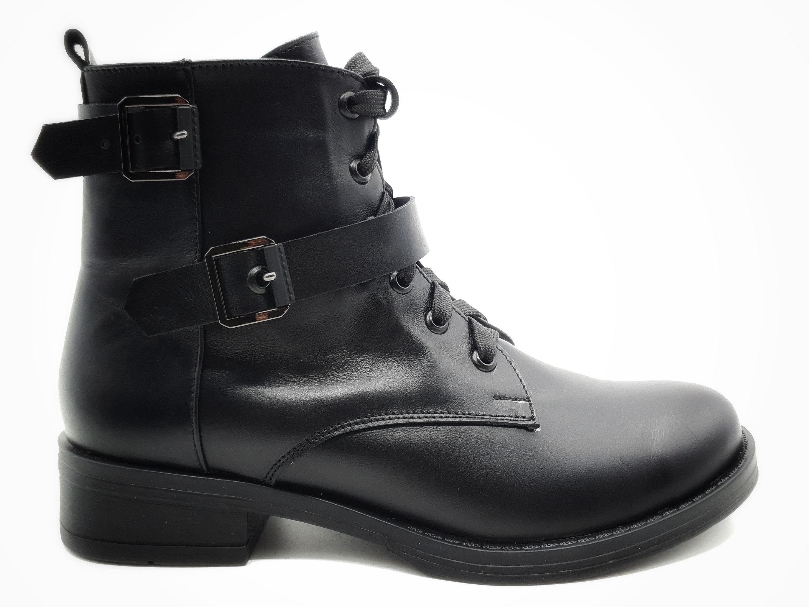 

Жіночі черевики Foot Step чорні шкіряні FS-18-6 26,5 см 40(р)