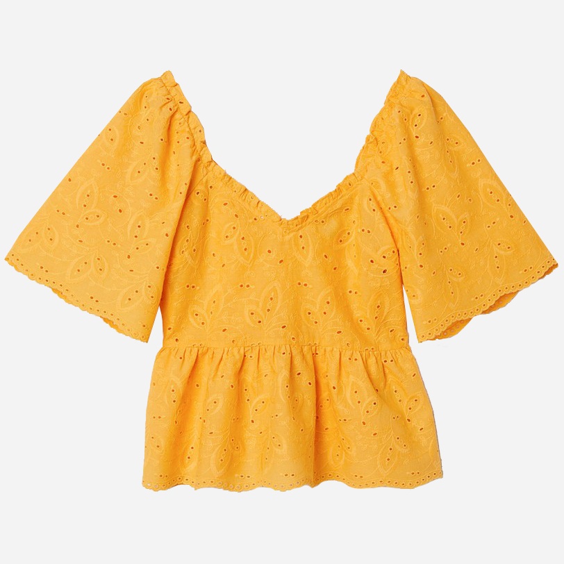

Блузка H&M 0639190_желт  Желтая, Блузка H&M 0639190_желт 44 Желтая