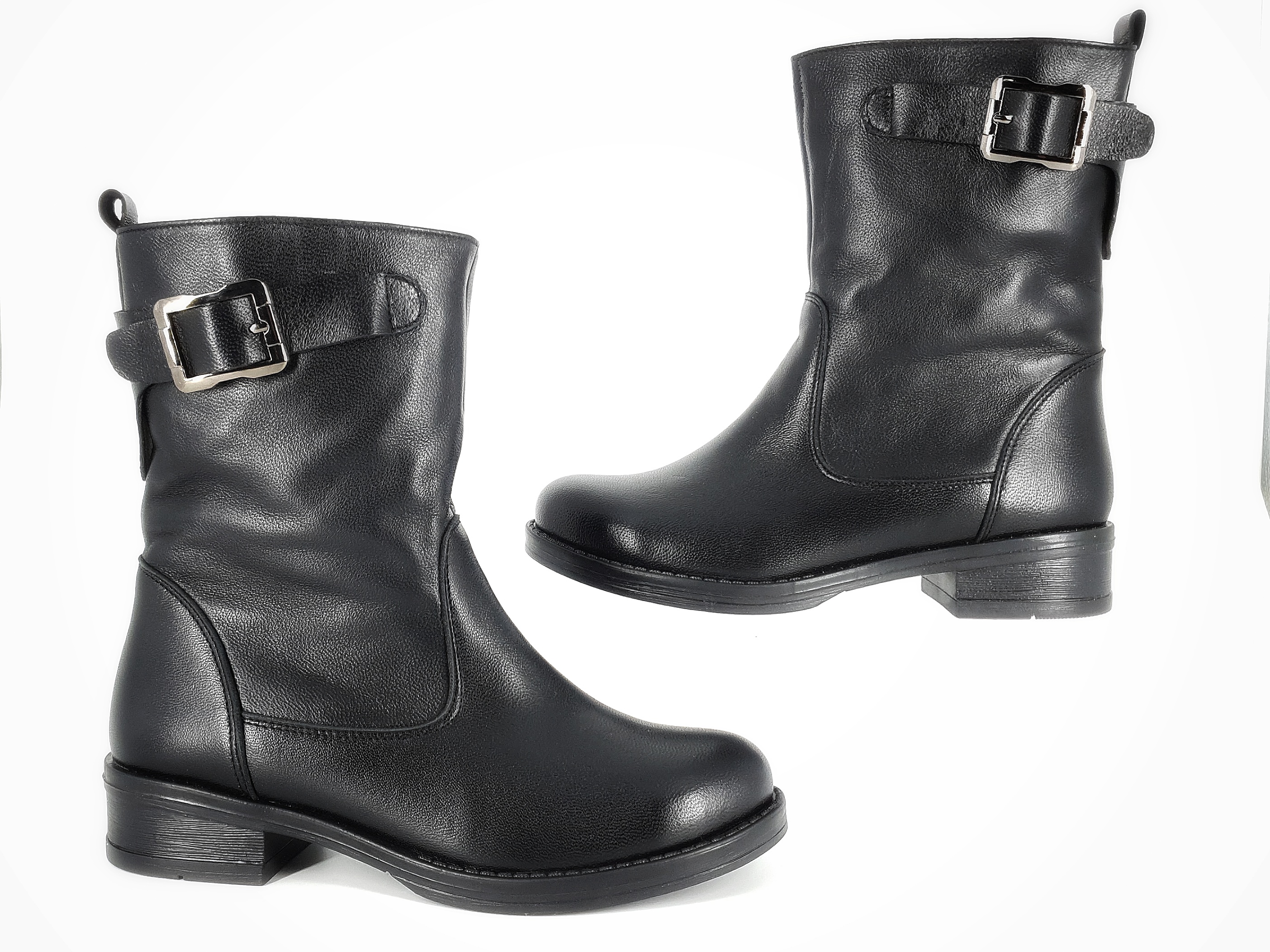 

Жіночі черевики Foot Step зимові чорні шкіряні FS-17-18 26 см 41(р)