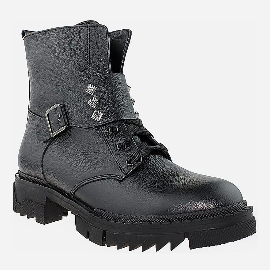 Акція на Жіночі зимові черевики високі Vito Villini Rv1107-22 Rv1107-22 36 23 см Чорні від Rozetka