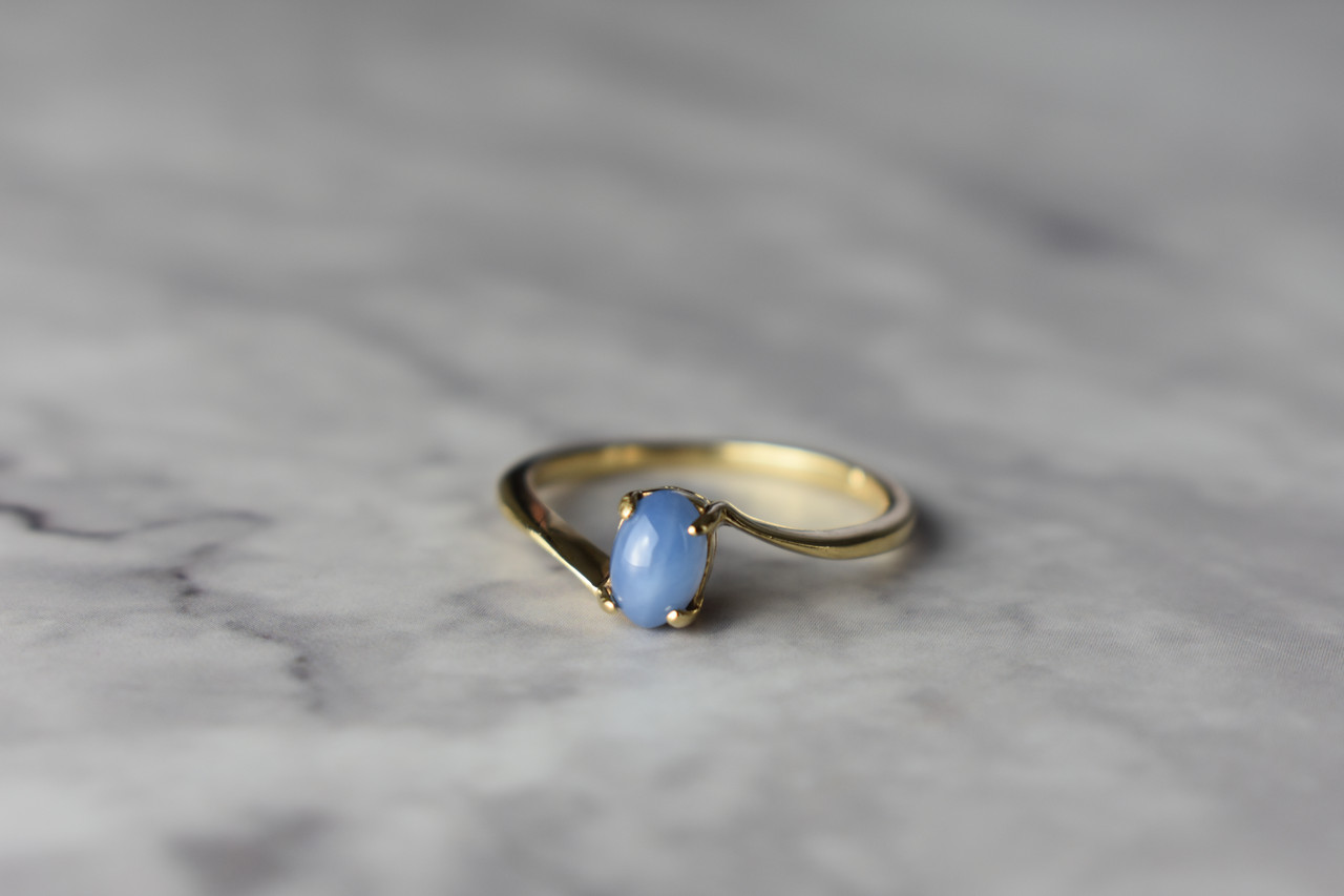 

Золотое Кольцо Со Звездчатым Сапфиром Sky Jewelry 034 16 Размер