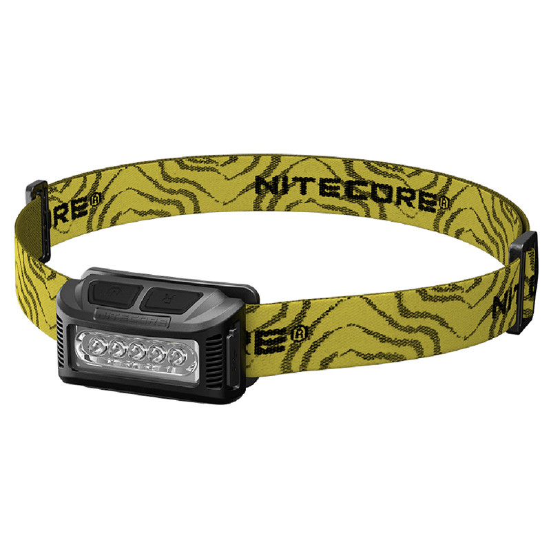 

Фонарь налобный Nitecore NU10 (4xLED + RED LED, 160 люмен, 7 режимов, USB), черный