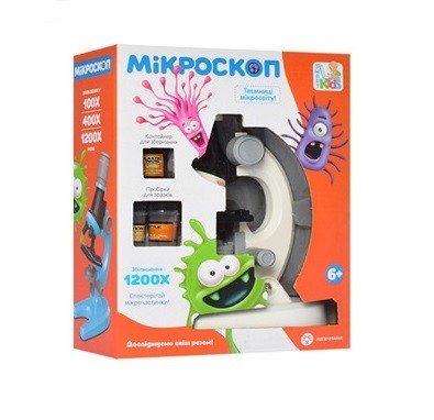 

Детский микроскоп LIMO TOY Белый SK 0026 A увеличение 1200x