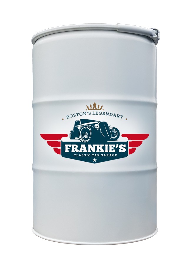 

Бочка дизайнерская в стиле LOFT (ЛОФТ) Тарне Рішення 1А2 без внутреннего покрытия 200л белая FRANKIE'S