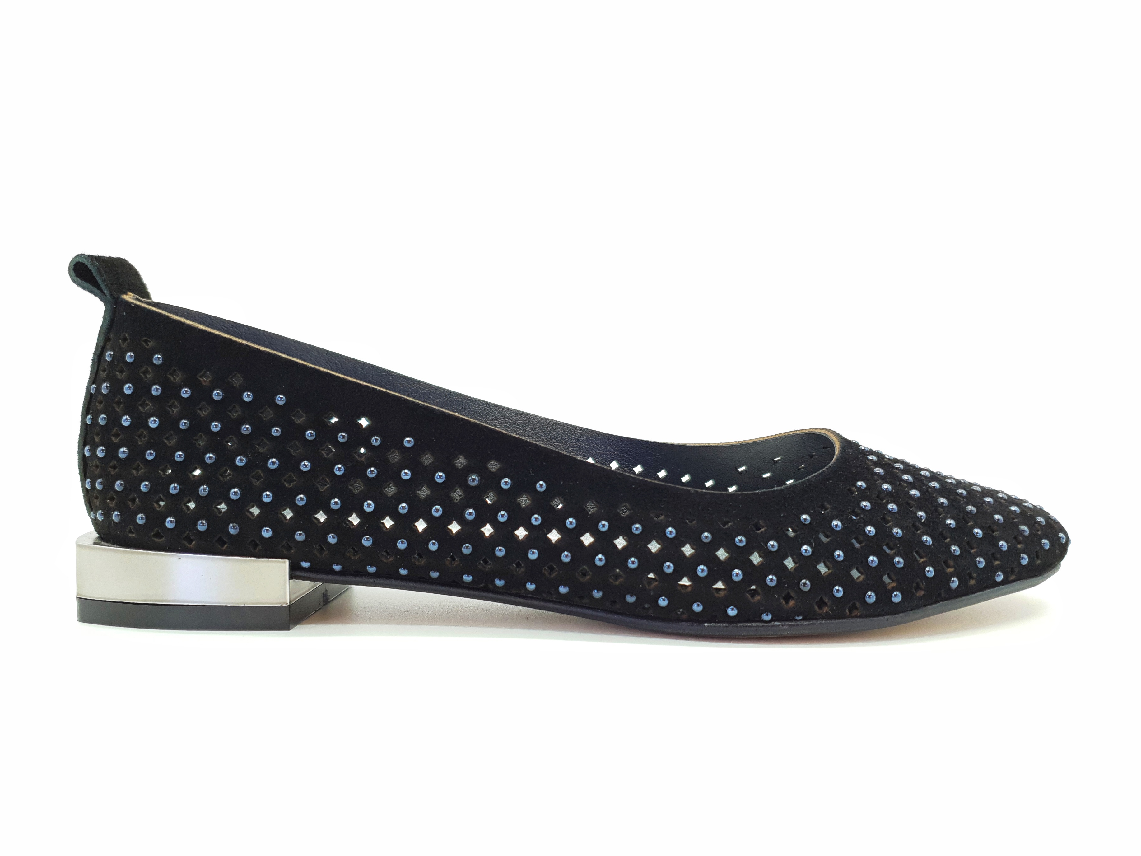 

Жіночі туфлі Kluchini чорні замшеві KL-18-1 23,5 см 36(р)