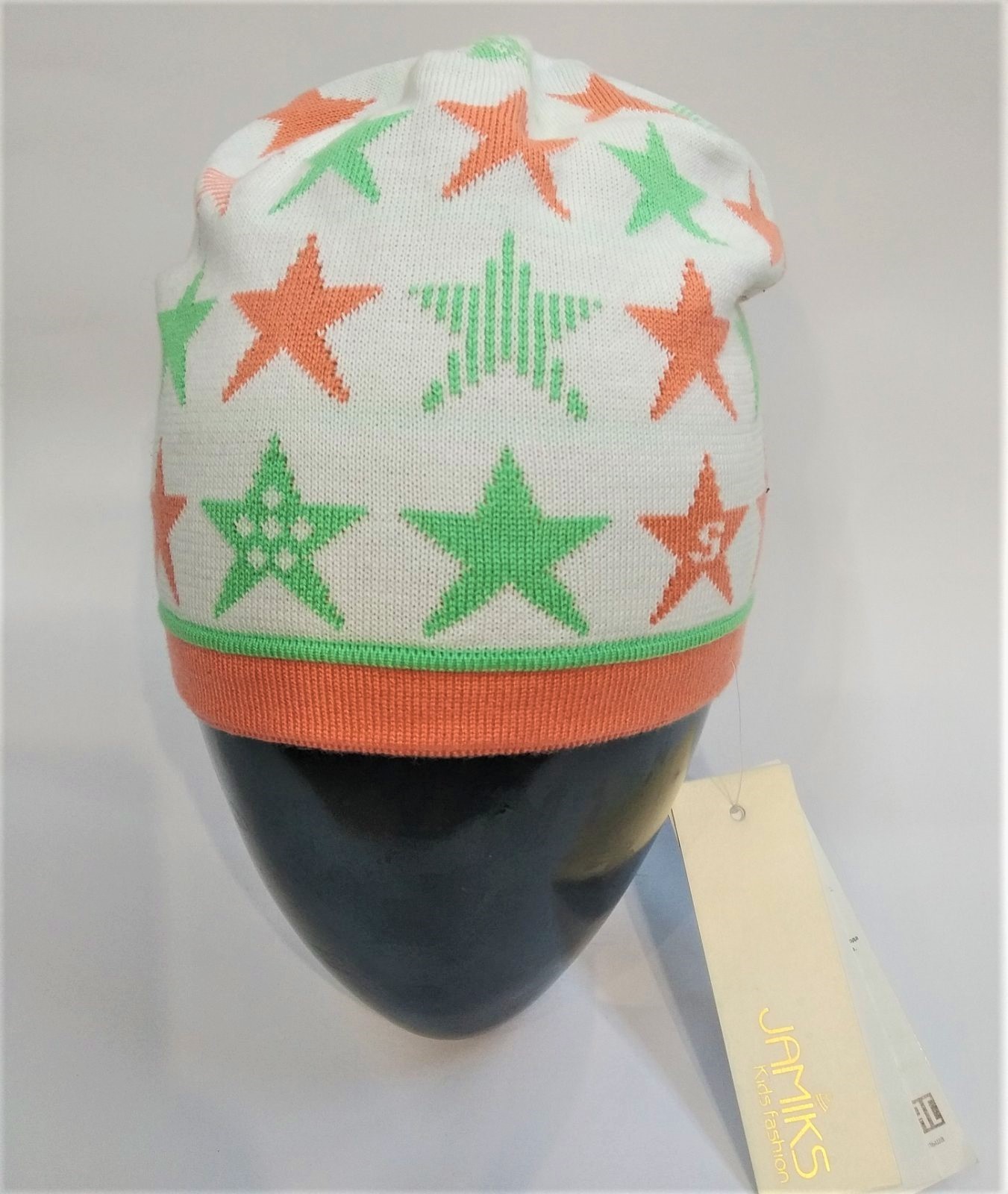 

Шапка Jamiks для девочки звезды 48 см Оранжевая ( 7891000)