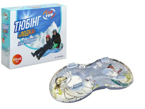 

Тюбинг "Лодка", на двоих, 102 х 62 см