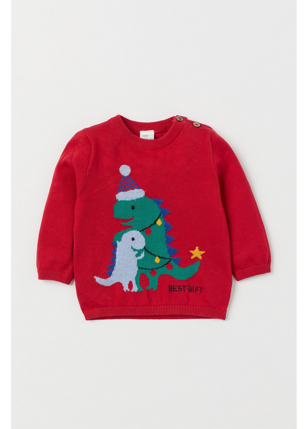 

Джемпер H&M 86 Красный 0890959_дино_01