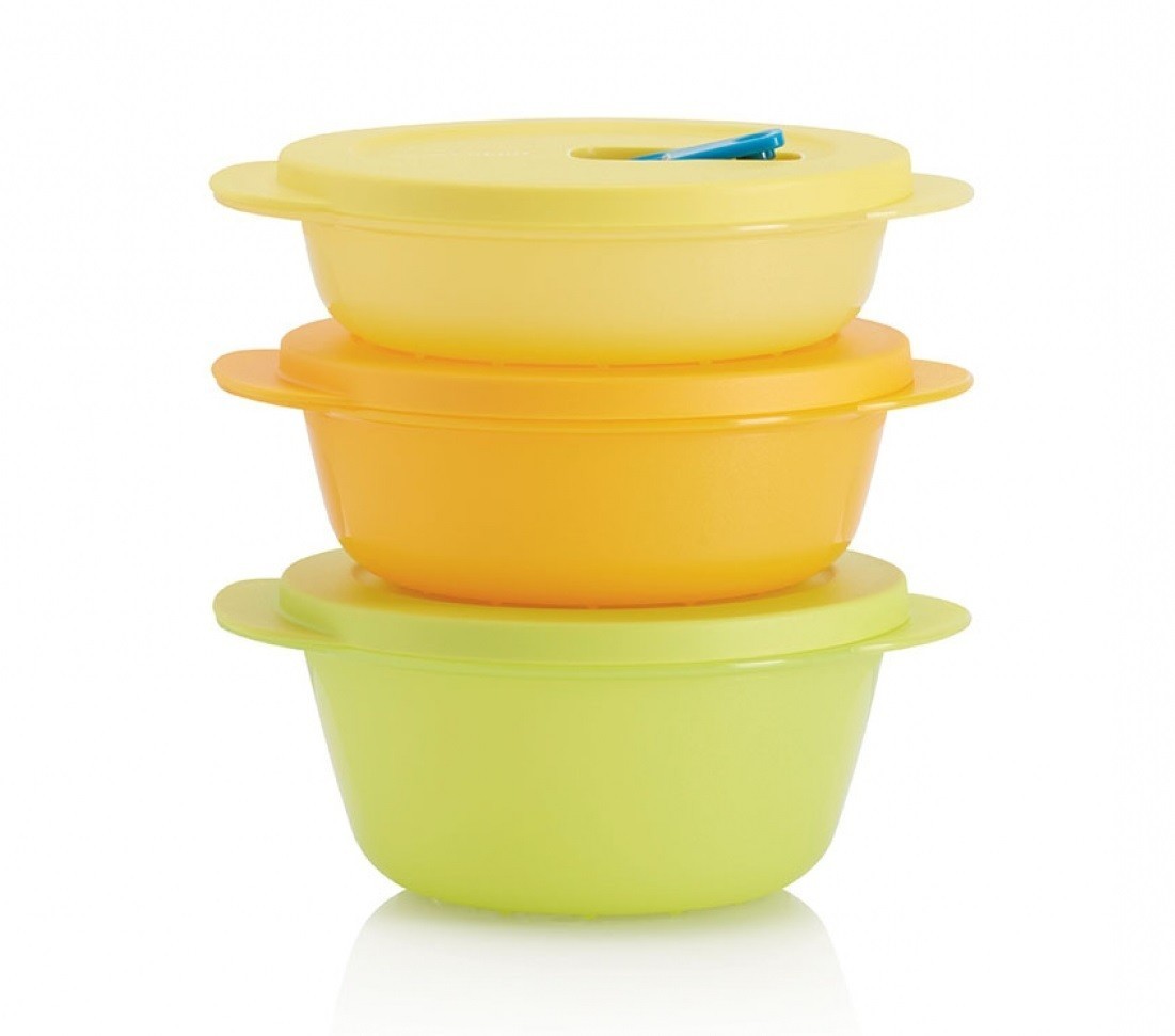 

Набор контейнеров для разогревания Tupperware Новая волна 400/600/800 мл (В36)
