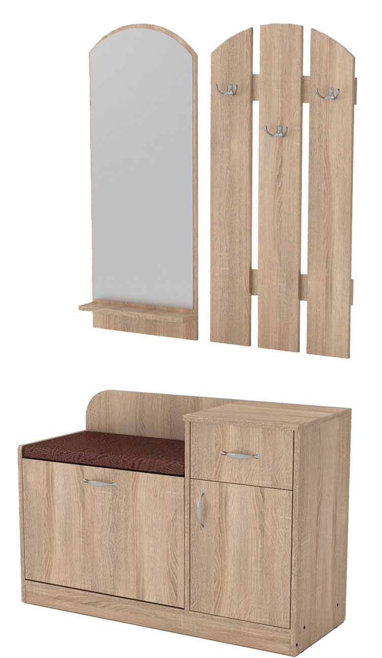 

Прихожая Компанит комплект ТО-4 дуб сонома