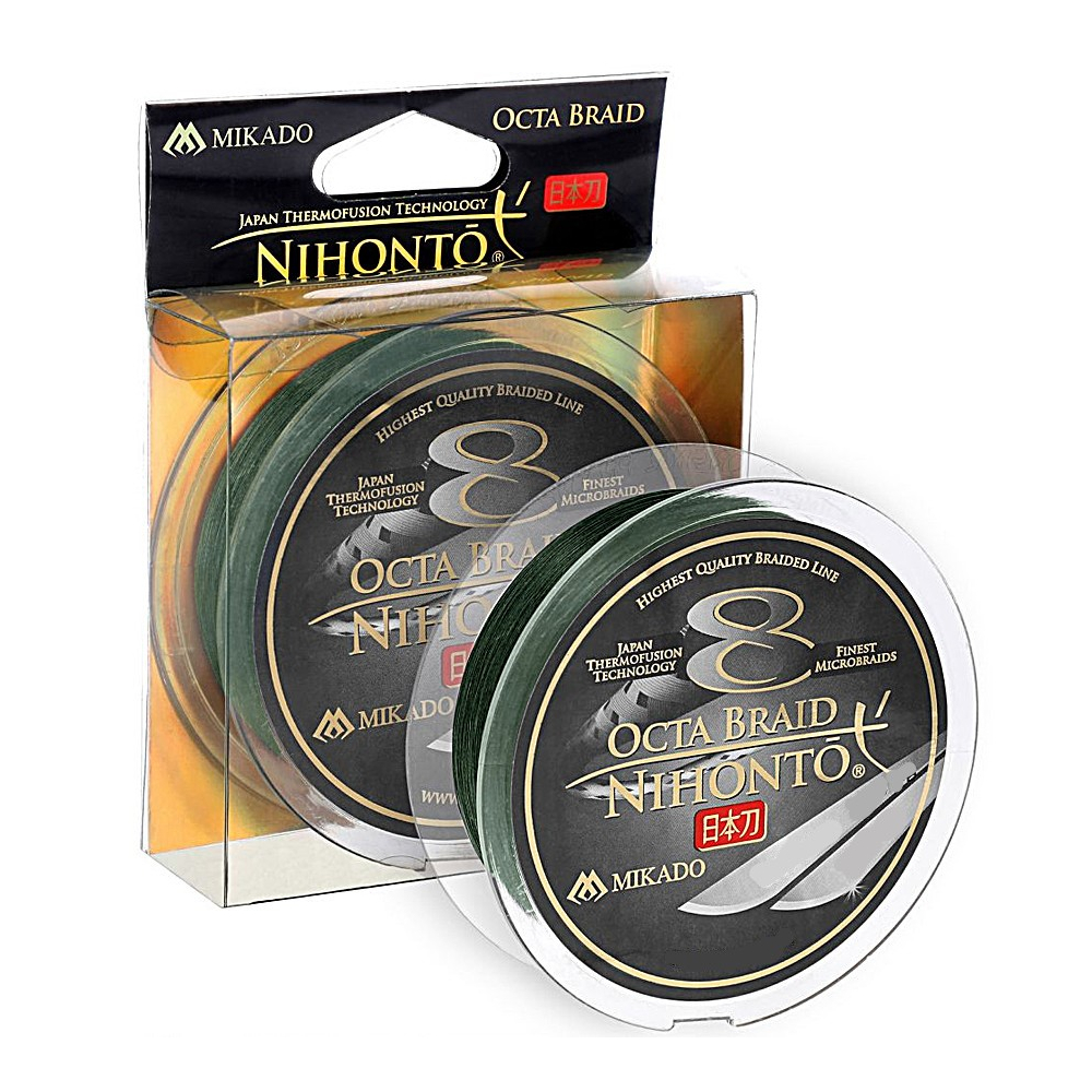 

Шнур Mikado Nihonto 8 Octa Braid 150m 0.16mm 12.9kg green (Z24G-016)