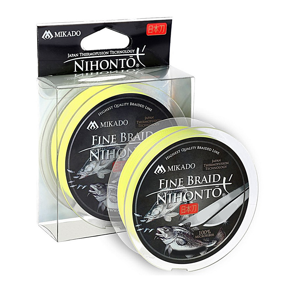 

Шнур Mikado Nihonto Fine Braid 150m 0.10mm 7.7kg fluo (Z19F-010)