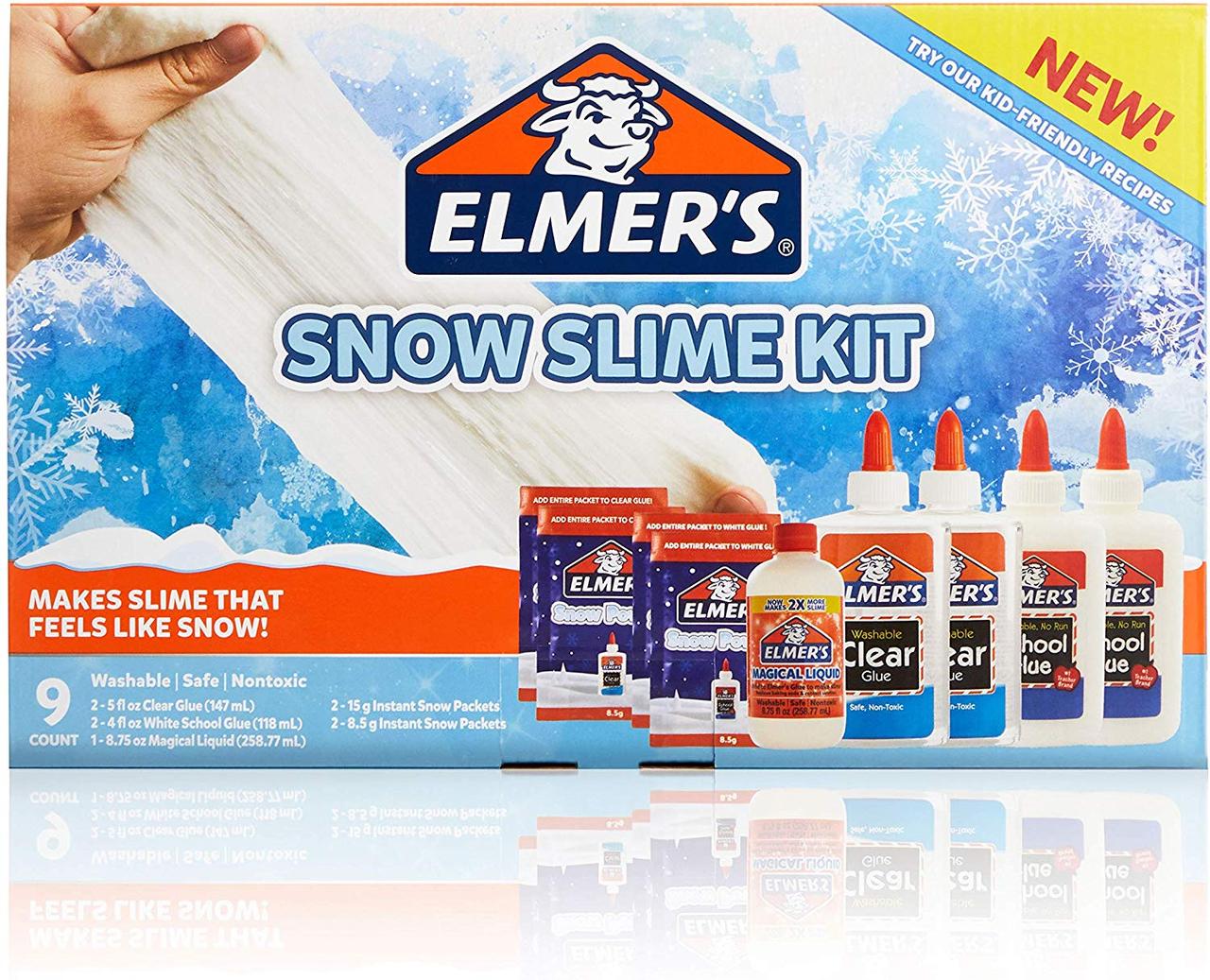 

Большой набор для слаймов с искусственным снегом Клей Элмерс Elmer`s Snow Slime