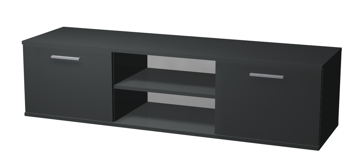 

Тумба для телевизора Don-Bon ДУО ДСП 16мм Антрацит 140х40х36 см (ММ969105)
