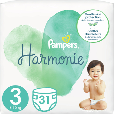 

Подгузник Pampers Harmonie Размер 3 (6-10 кг) 31 шт (8006540156599)